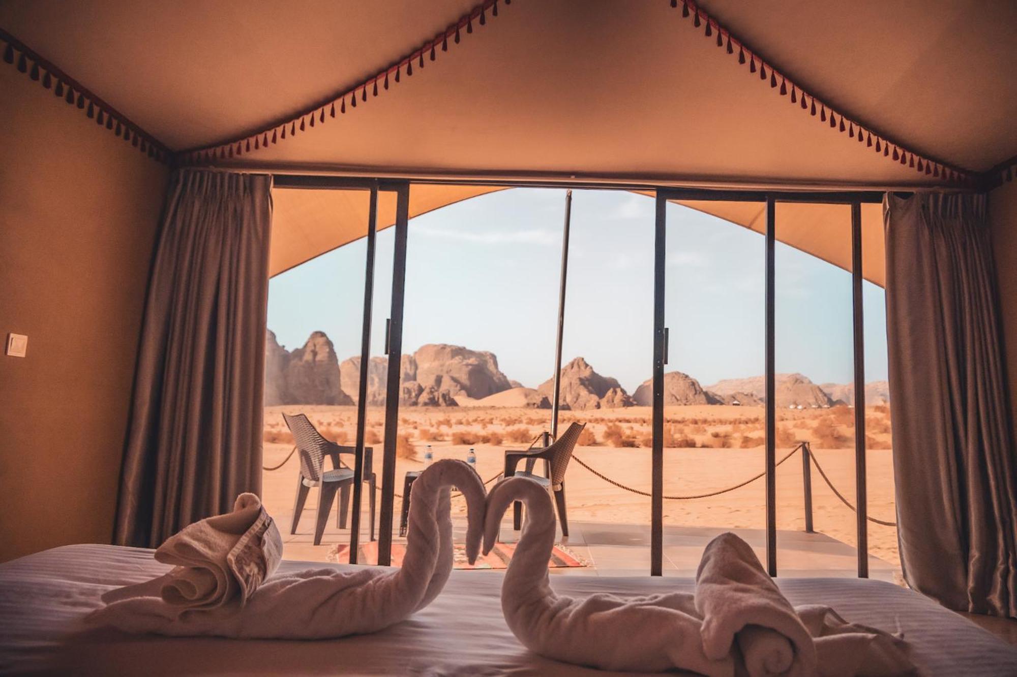 Wadi Rum Mirror Camp Bagian luar foto